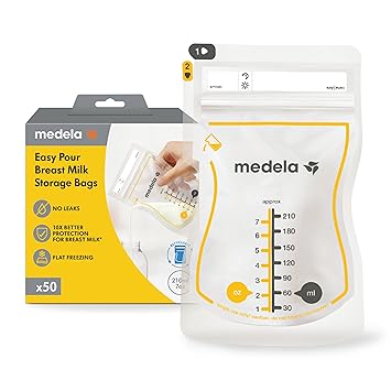 Bolsas de Almacenamiento de Leche Materna EASY POUR 50 unidades