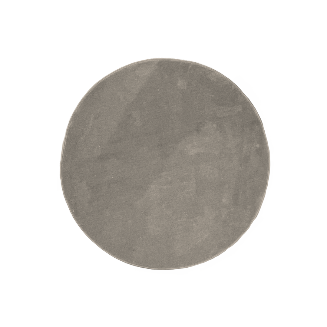Alfombra Circular Gris Ande – SOFT PERU