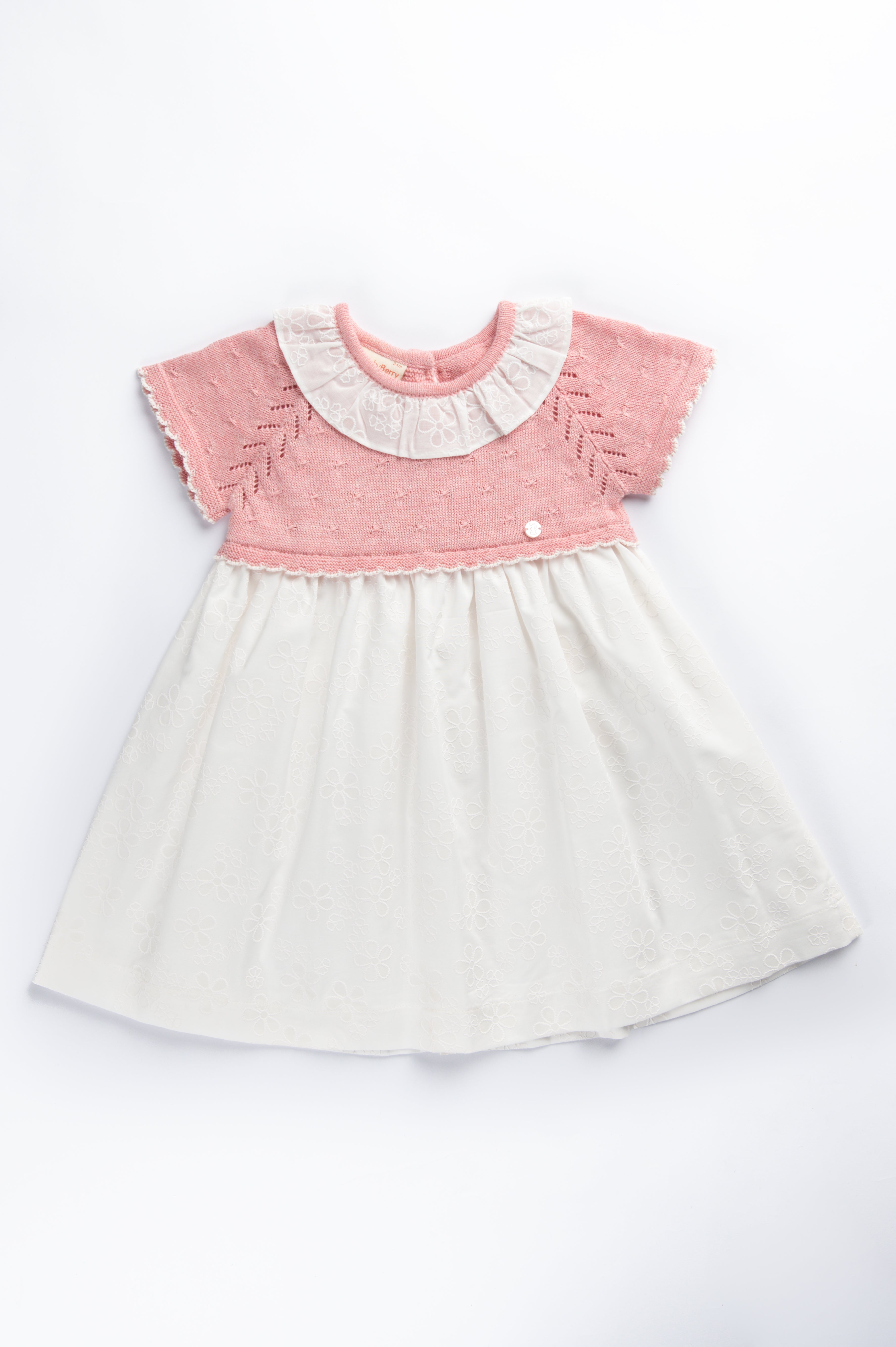 Vestido Valentina Rosado Bebé – SOFT PERU - Main Image