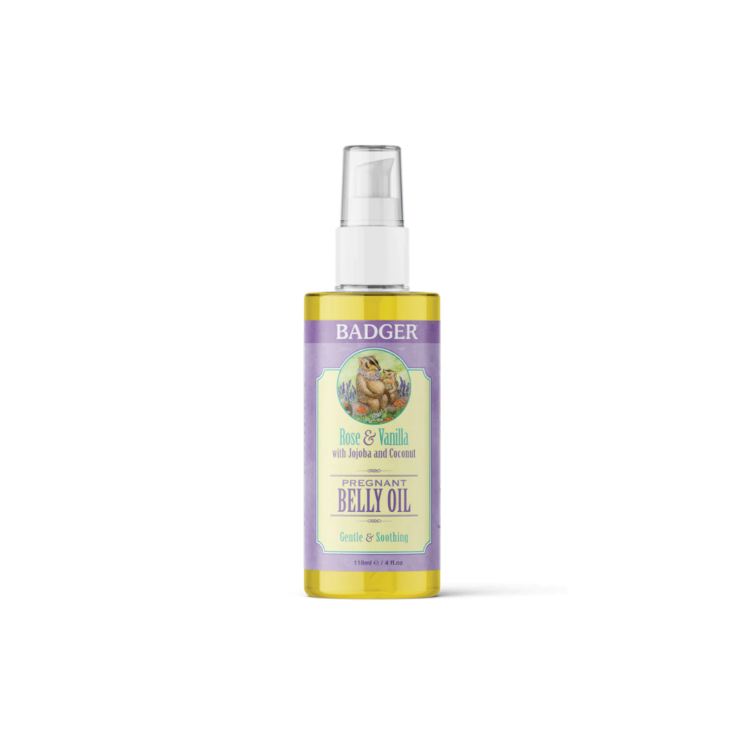 Aceite Orgánico Anti estrias 118ml - BELLY OIL BADGER 4 OZ