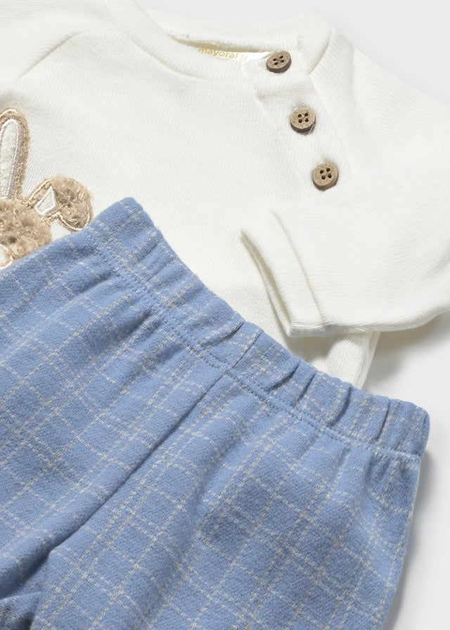 Conjunto Conejito Azul Cielo