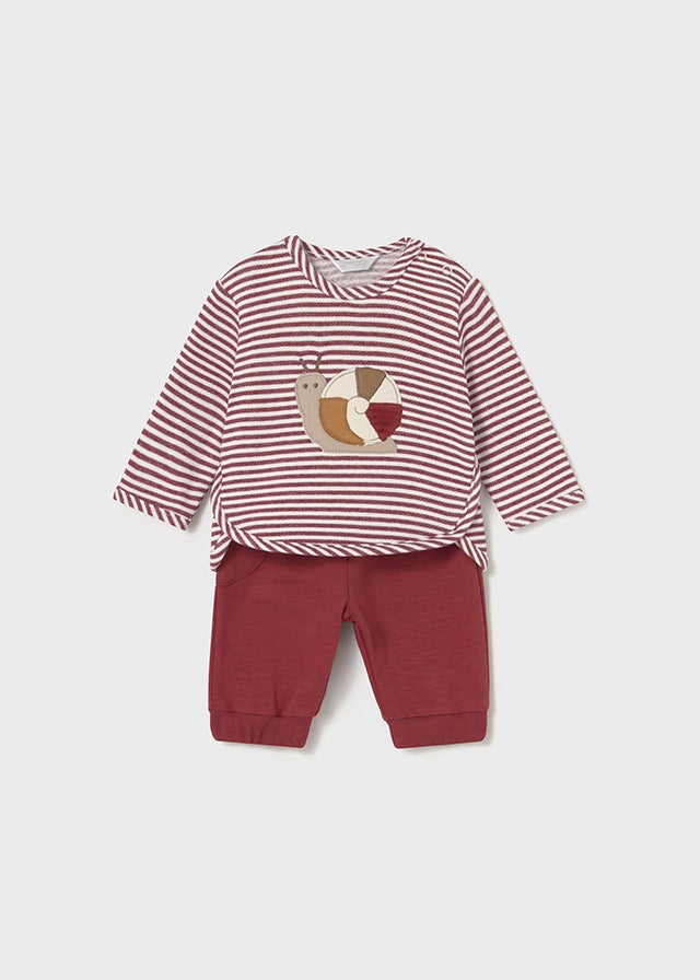 Conjunto Caracol Rojo