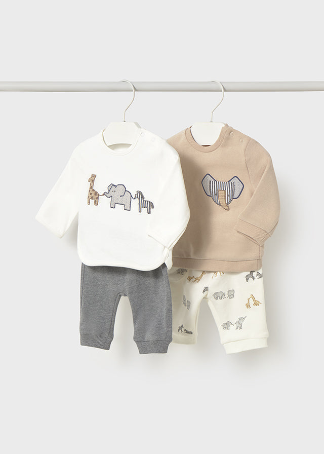 Conjunto Elefante Beige