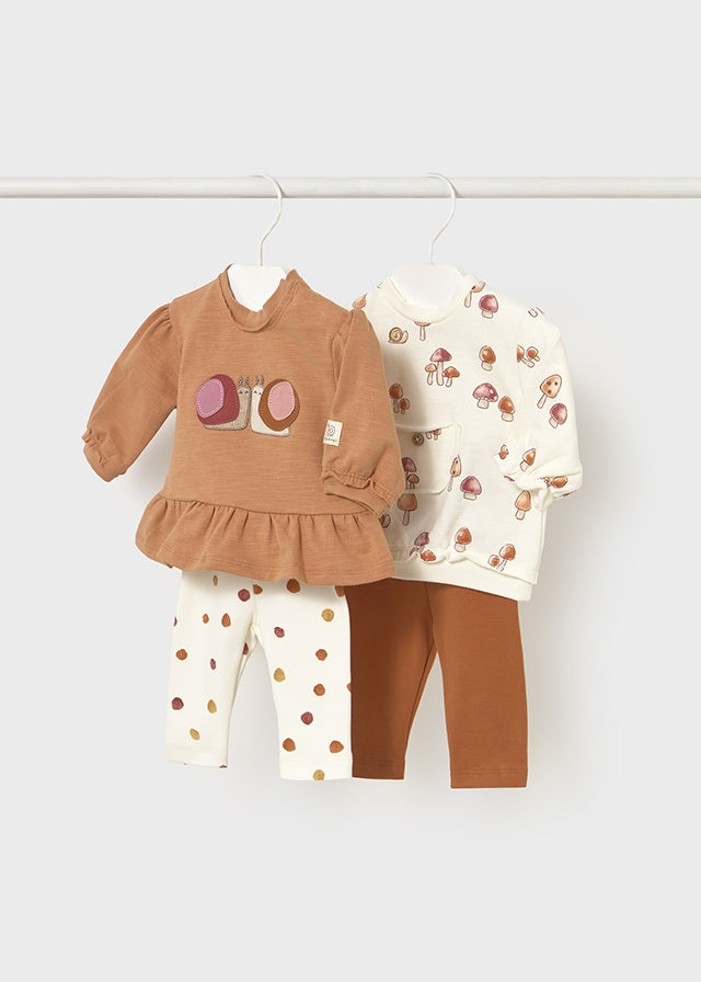 Conjunto leggings Hongos