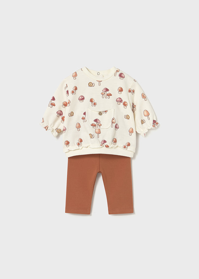 Conjunto leggings Hongos