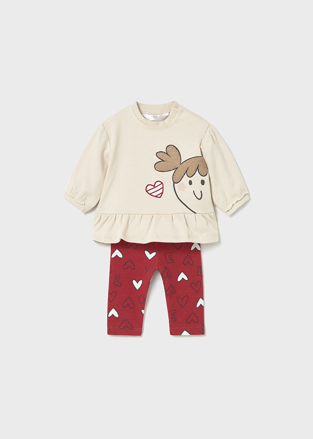 Conjunto Leggings Muñeca Roja