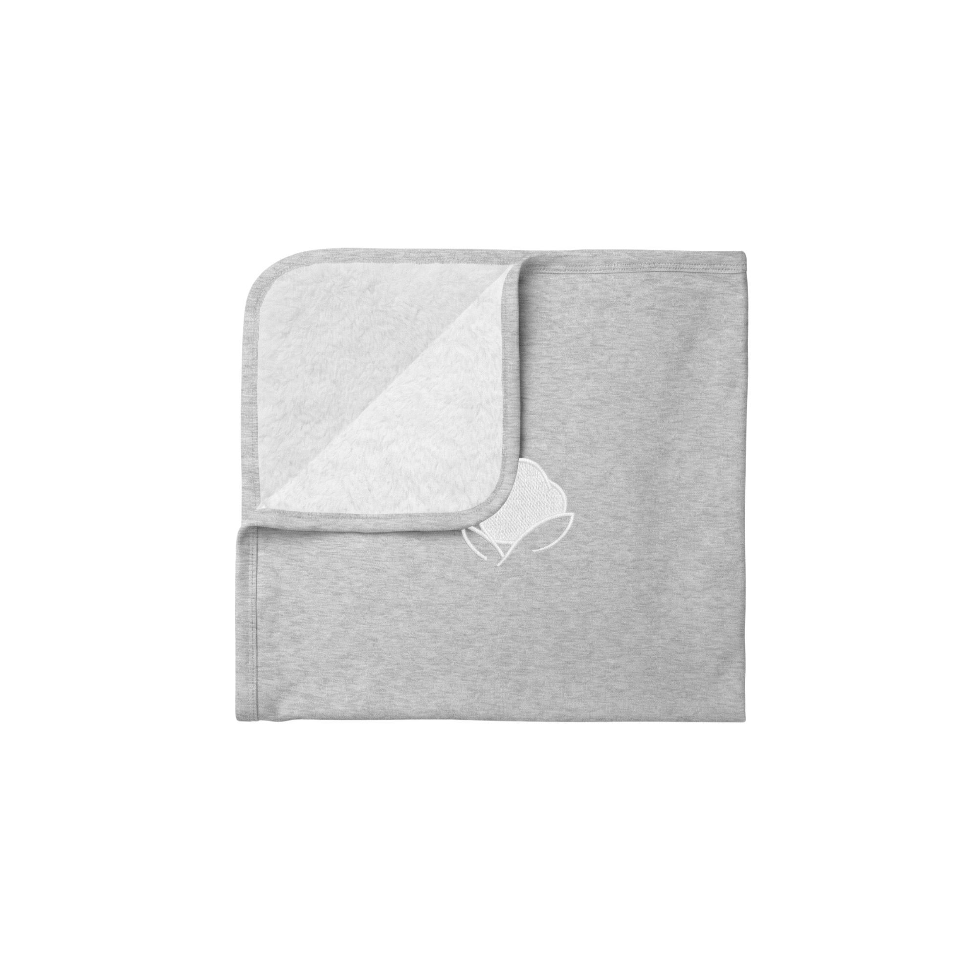 Manta Pima con Plush Gris