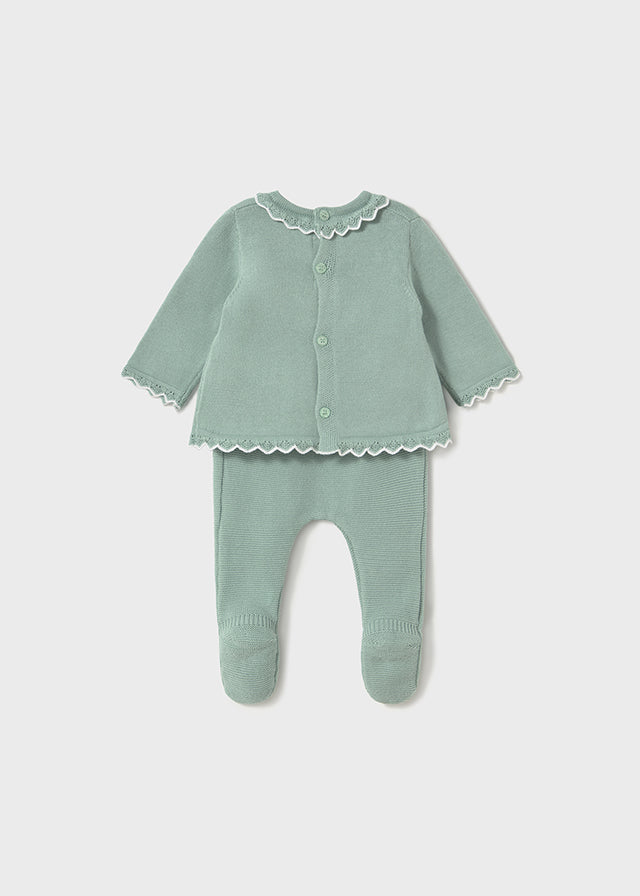 Conjunto Hilo Menta Niña