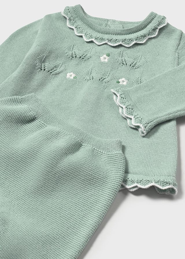 Conjunto Hilo Menta Niña