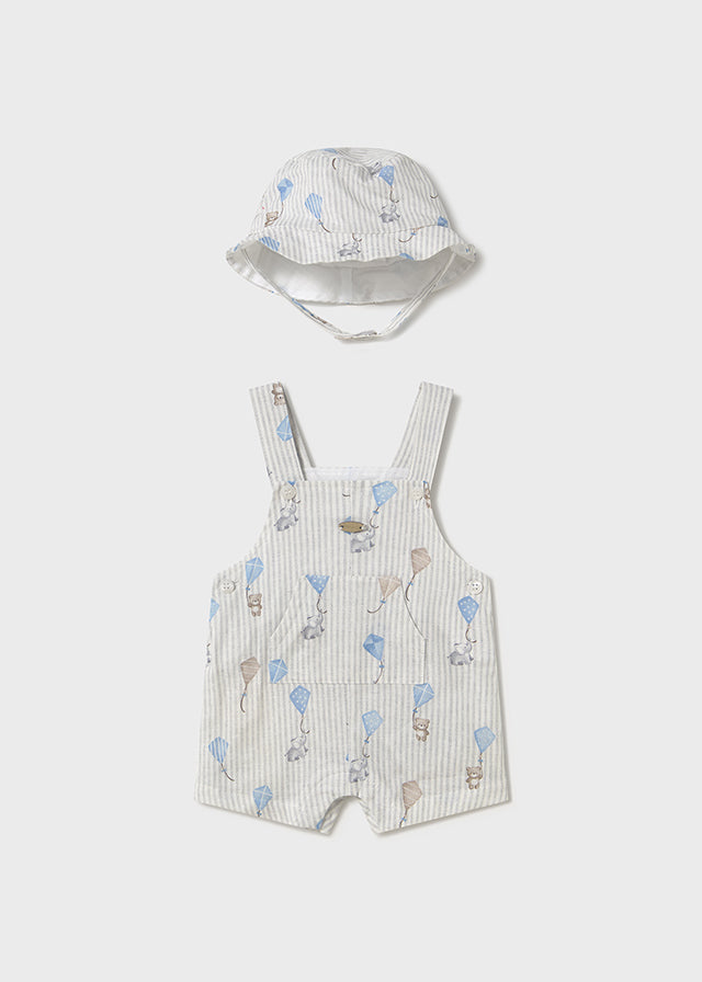 Romper y Gorro Papalote Azul