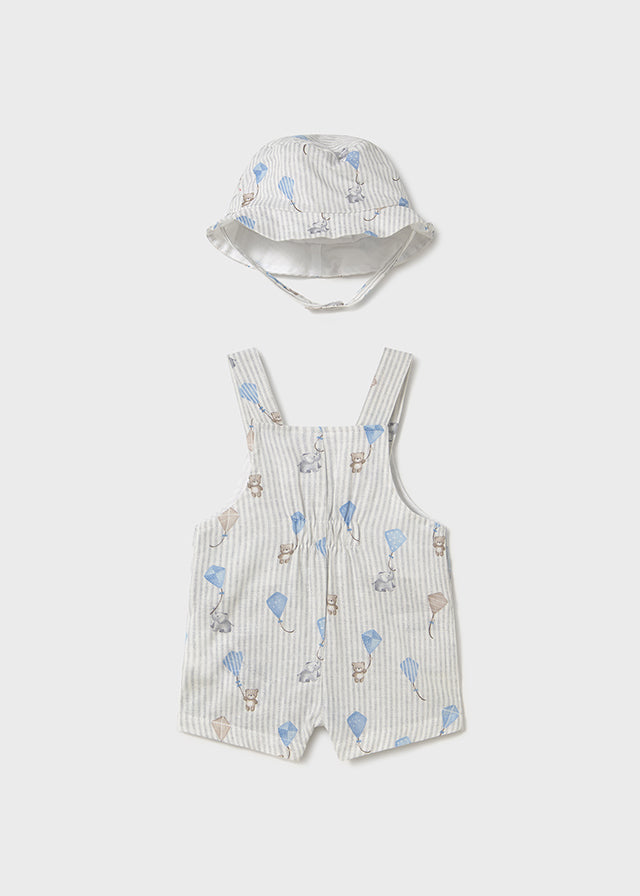 Romper y Gorro Papalote Azul