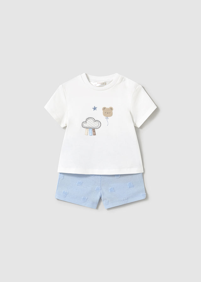 Conjunto Bebe Oso Celeste