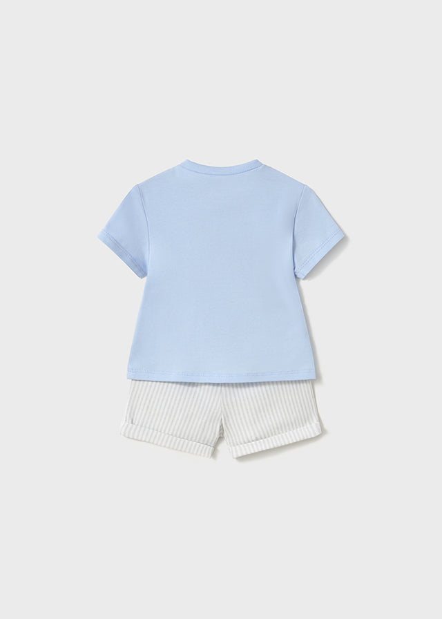 Conjunto Bebe Cielo Celeste