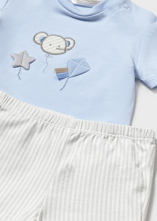 Conjunto Bebe Cielo Celeste