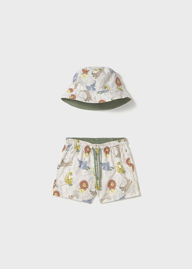 Conjunto Bañador con Gorro Safari