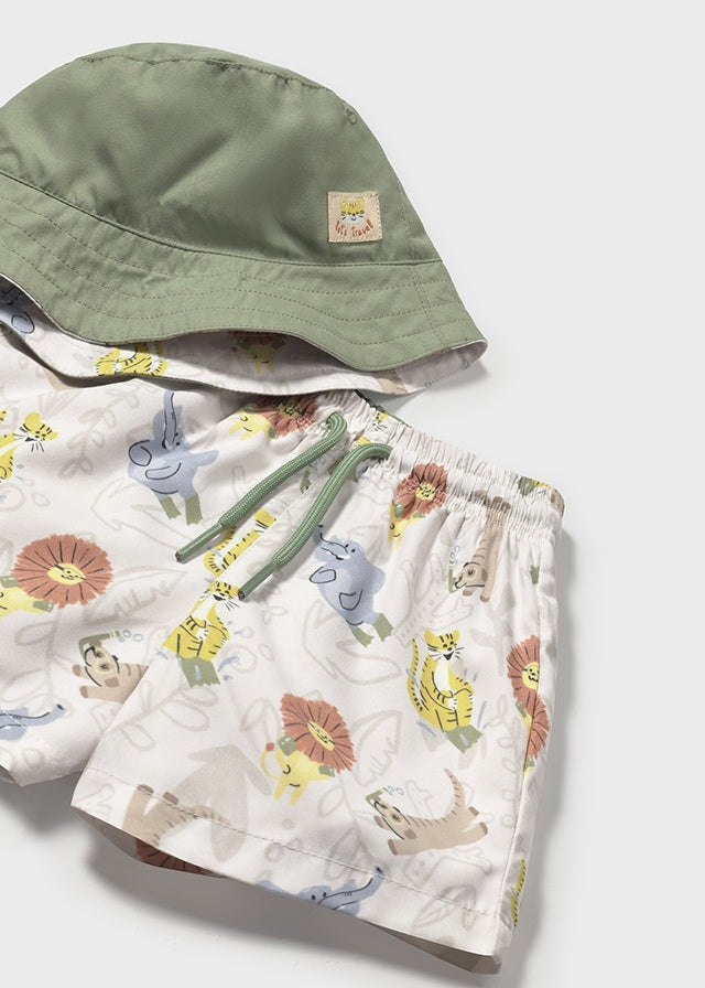 Conjunto Bañador con Gorro Safari