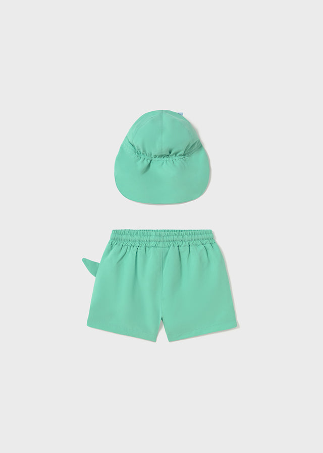 Conjunto Baño Gorro Play Dino