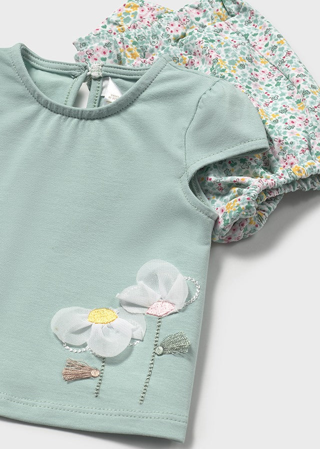Conjunto Flores Menta