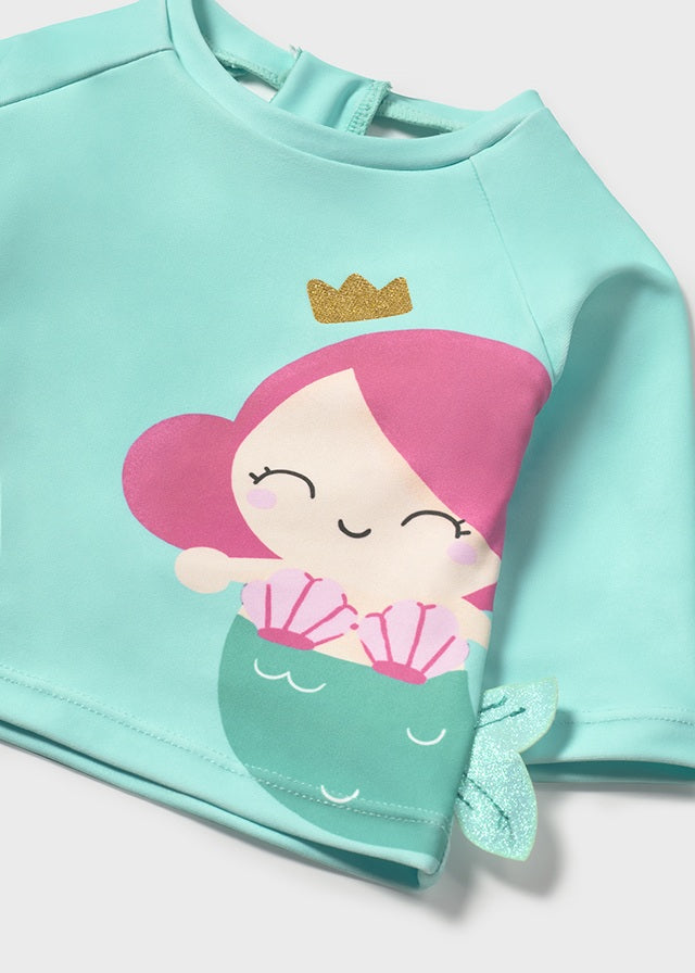 Conjunto Baño y Gorro Sirena