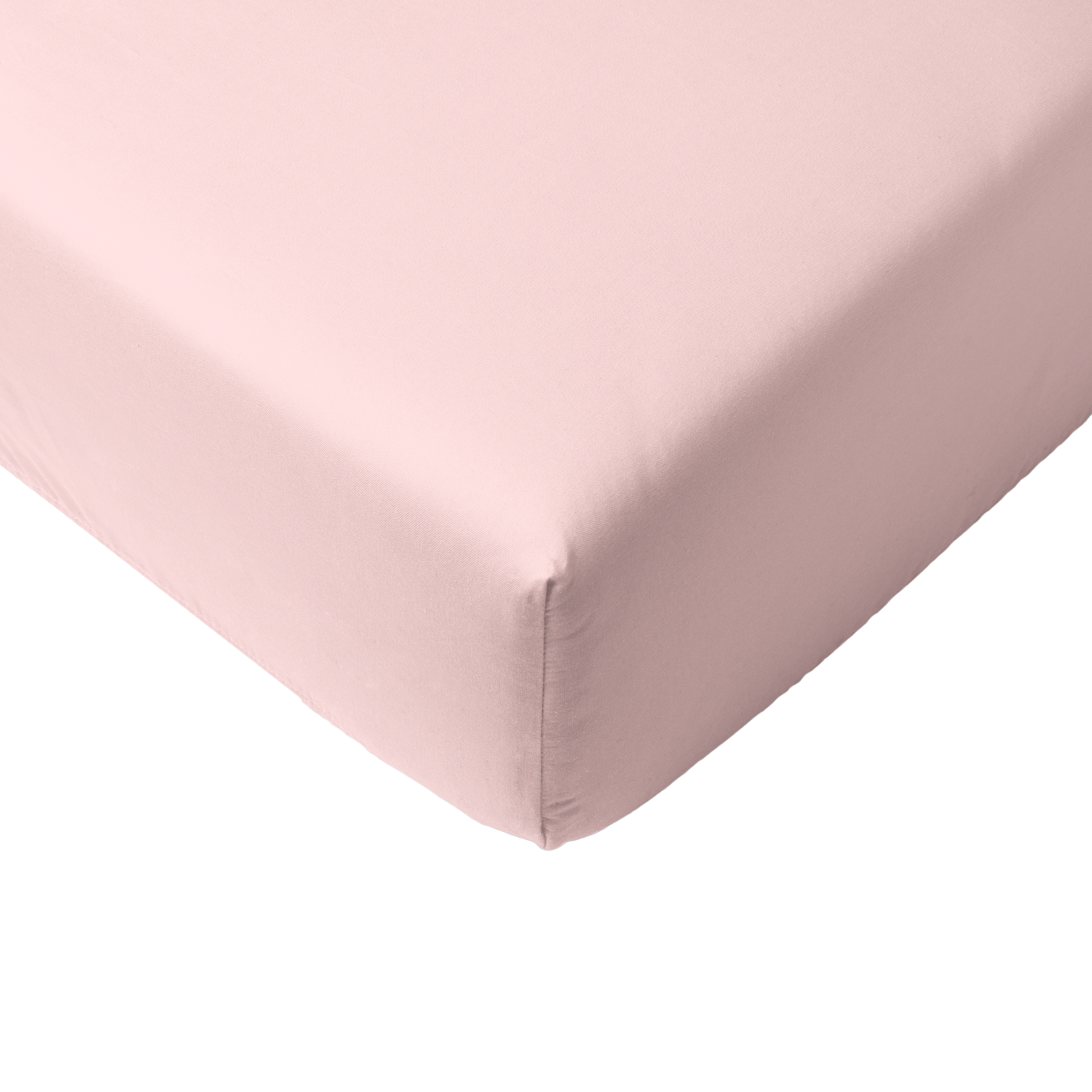 Sábana Bajera Color Entero Cuna Rosa