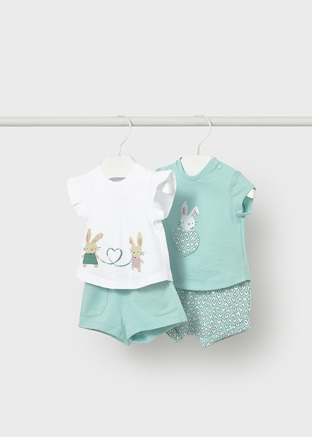 Conjunto Conejitos de Corazón