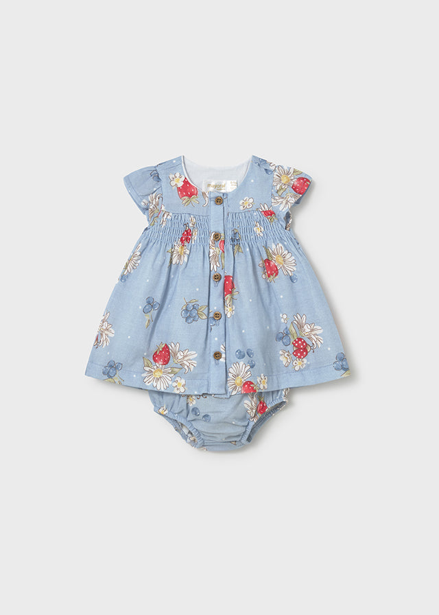 Vestido Fresita Celeste