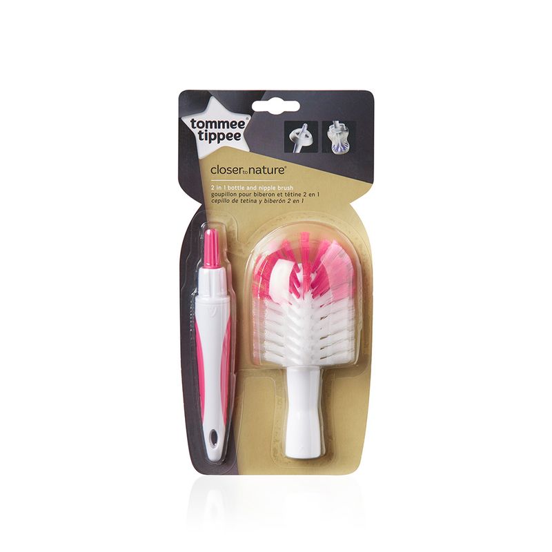 Escobilla para Biberones Rosado