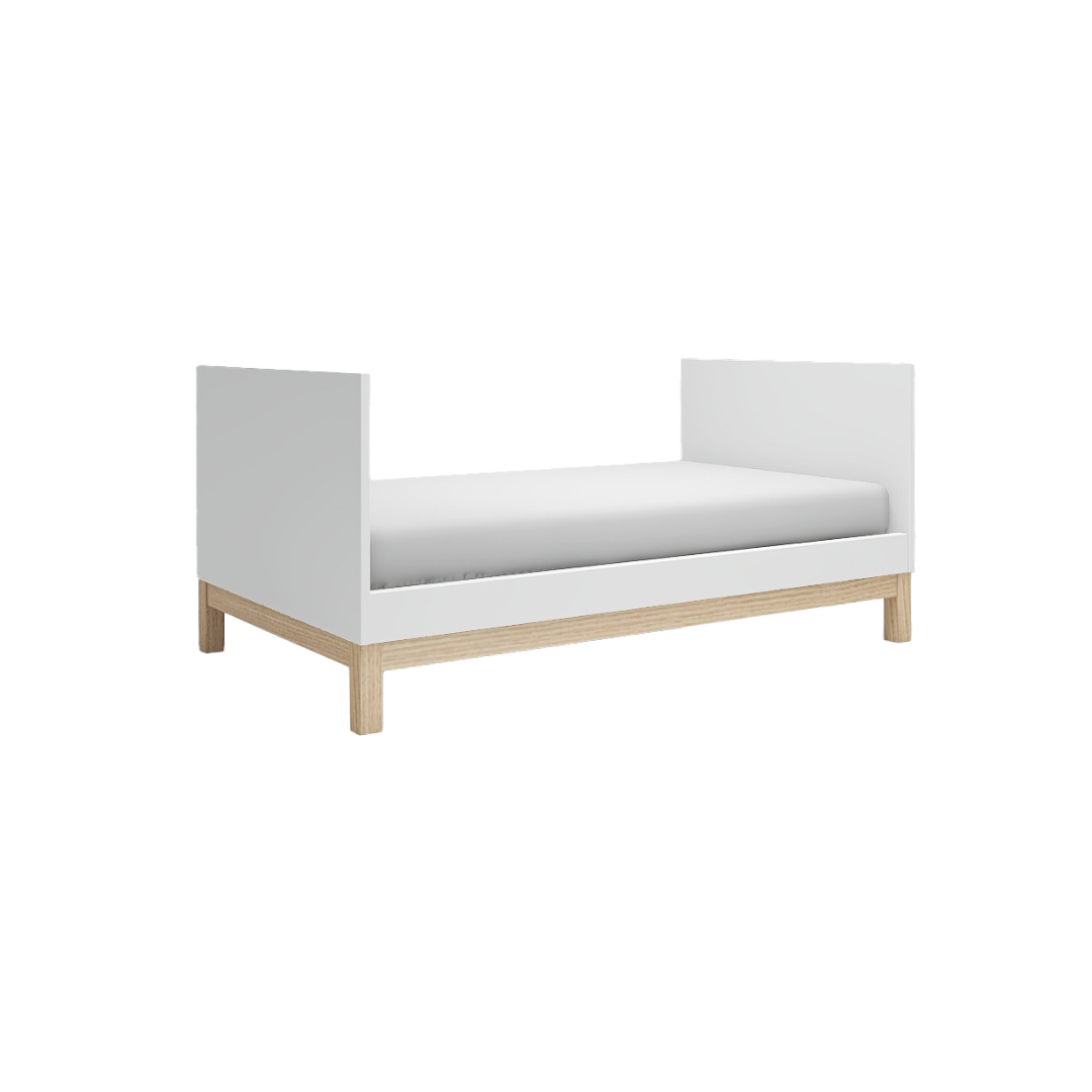 Cuna Convertible Cozy Blanca y Malva