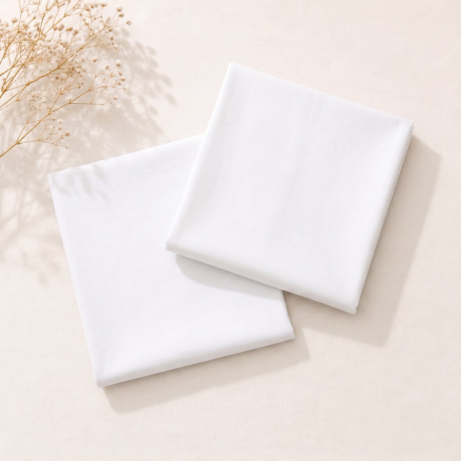 Pack de 2 Sábanas Bajeras Cuna - Blanca