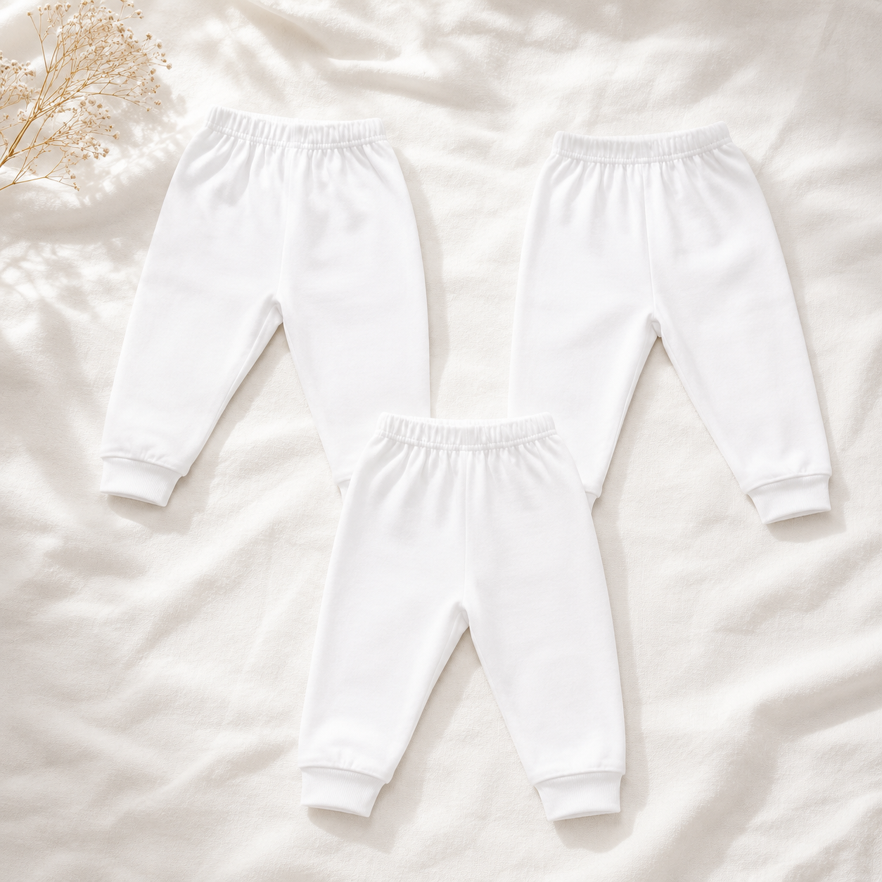 Pack 3 Pantalón - Blanco