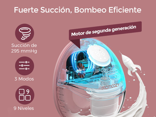 Extractor de Leche Manos Libres (M6) Una Succión