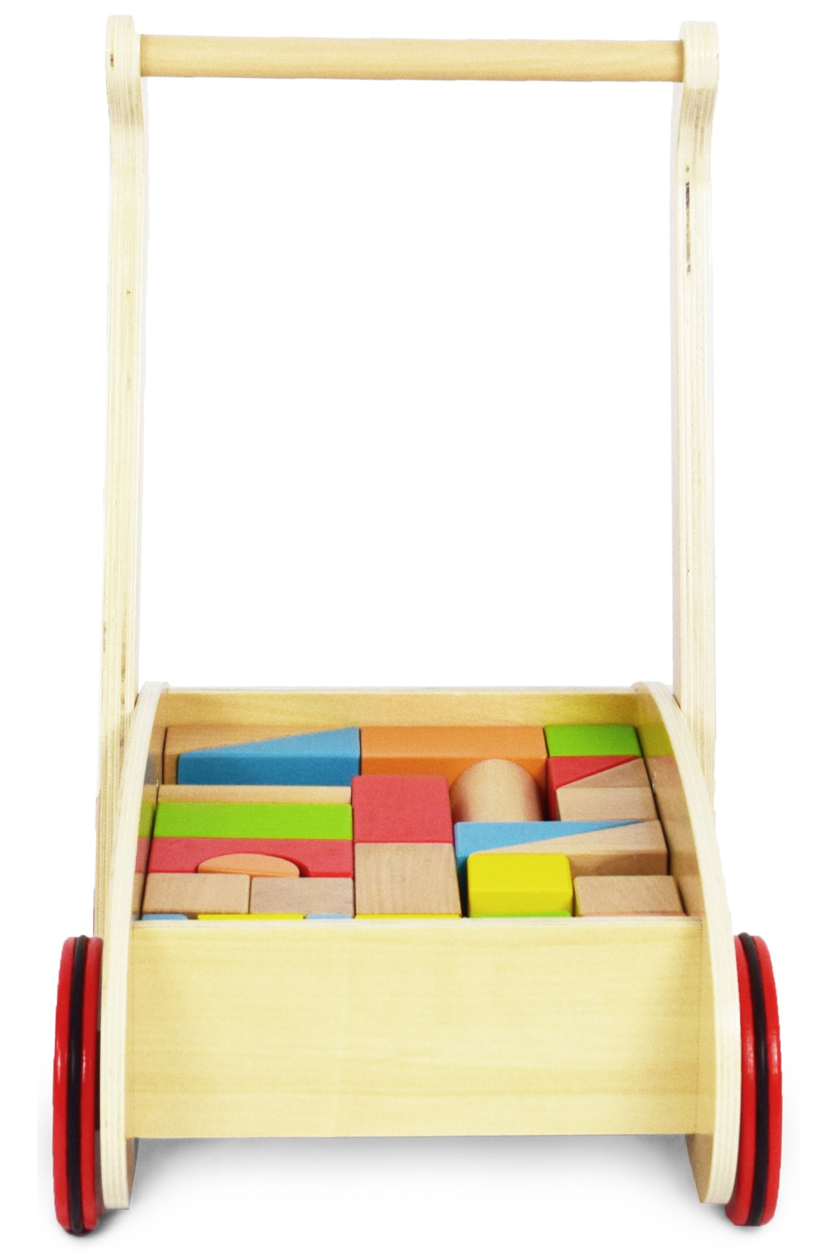 Carrito de empujar con bloques