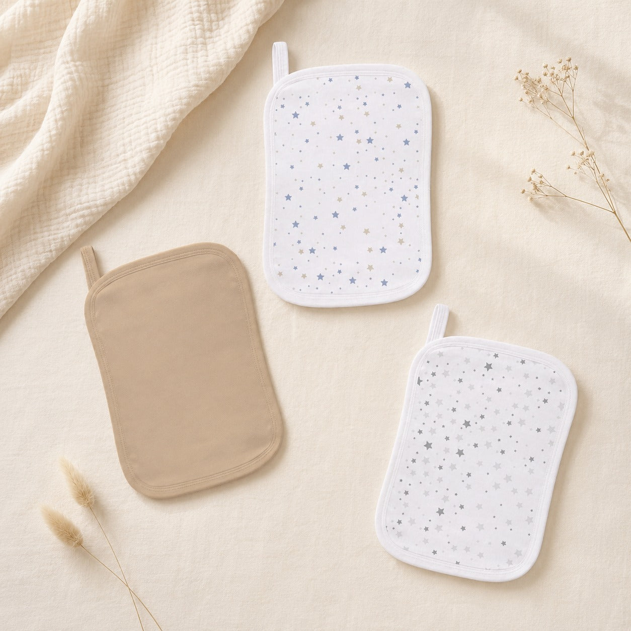 Paquete Textiles: 3 babitas