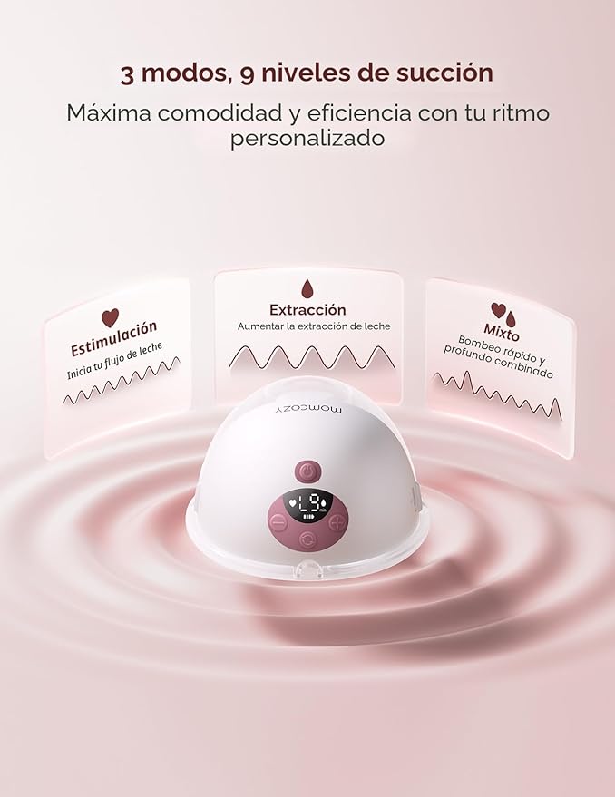 Extractor de Leche Manos Libres (M5 Smart) Doble Succión