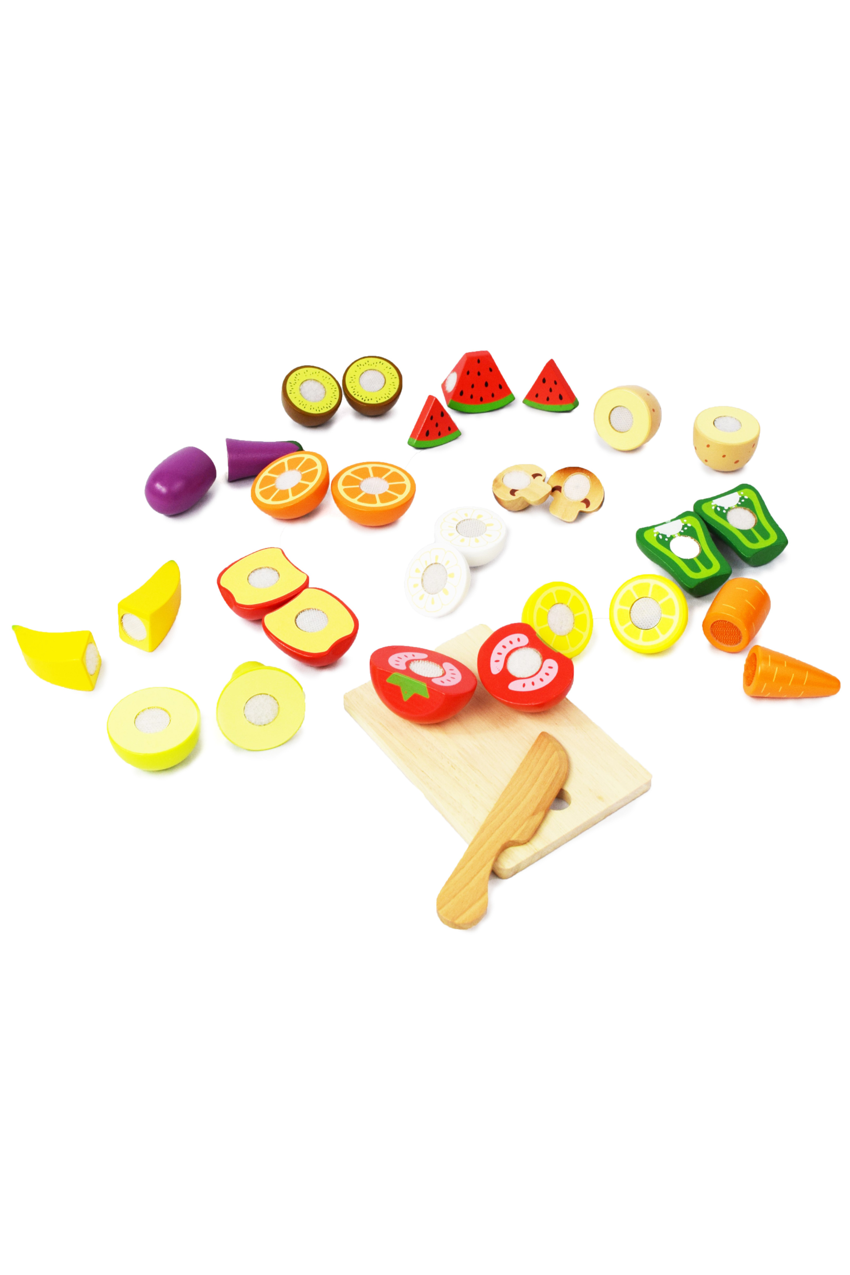 Juego de frutas y verduras para niños