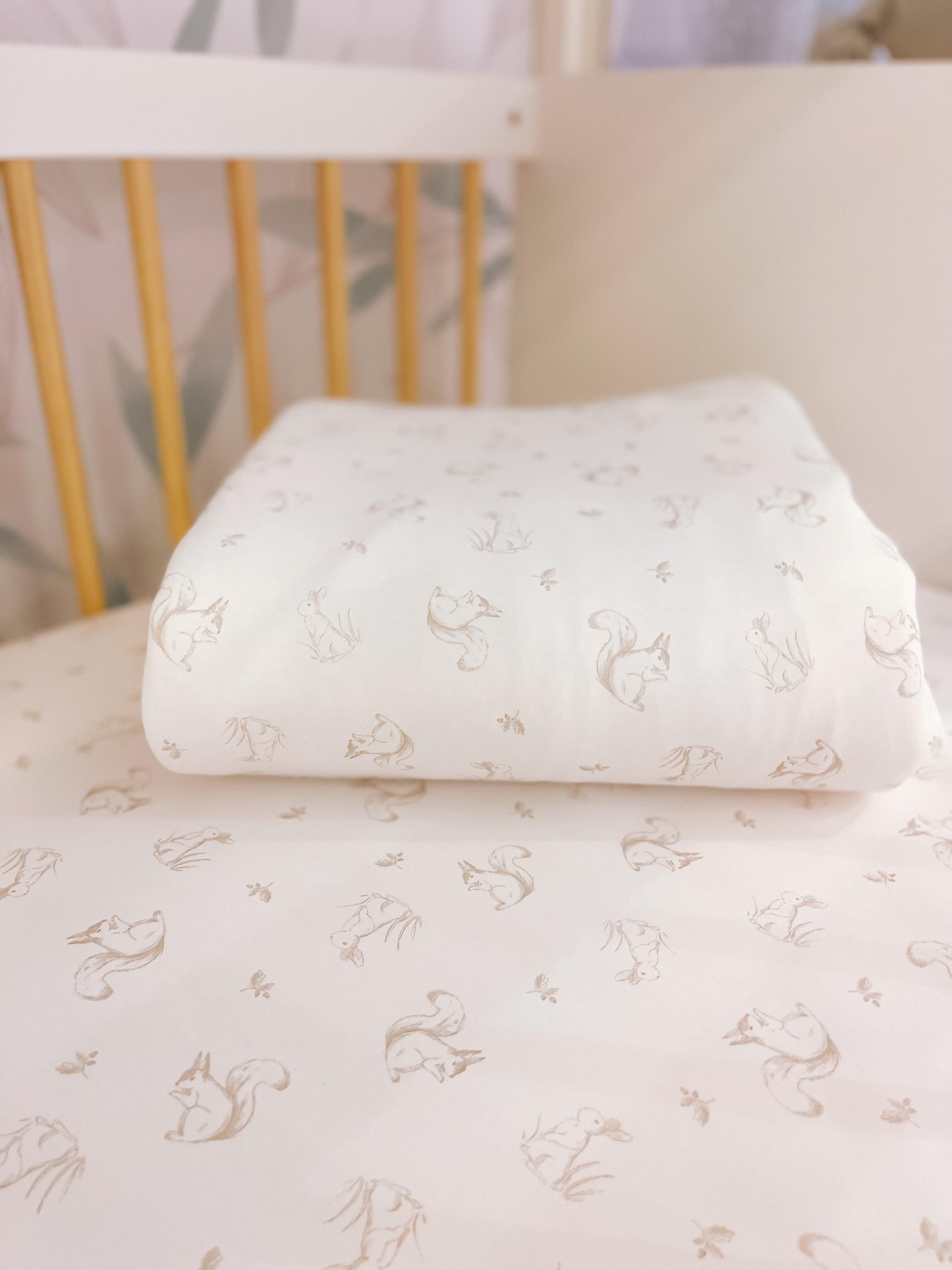 Edredón Ardilla y Conejito