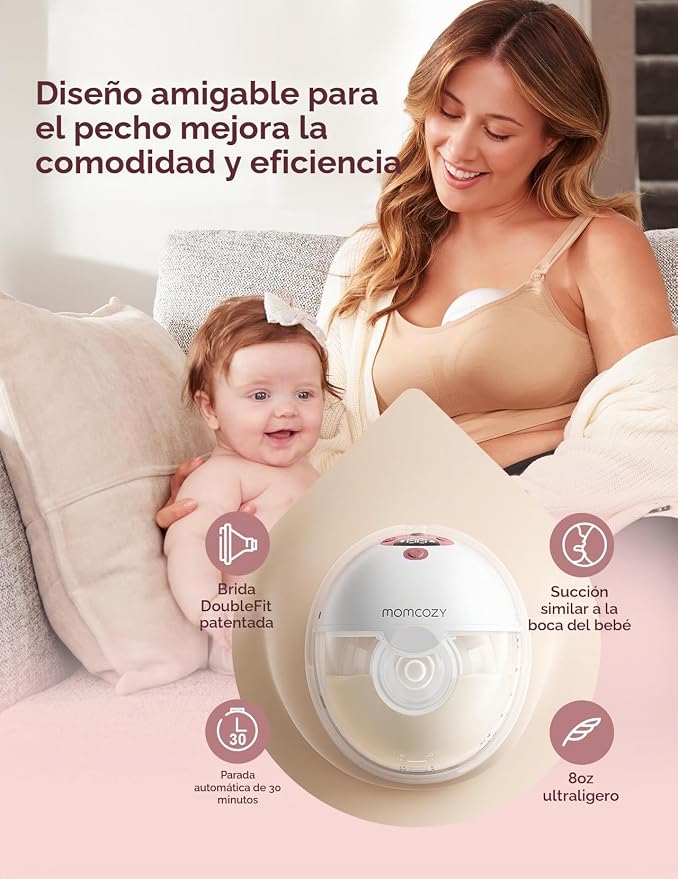 Extractor de Leche Manos Libres (M5 Smart) Doble Succión