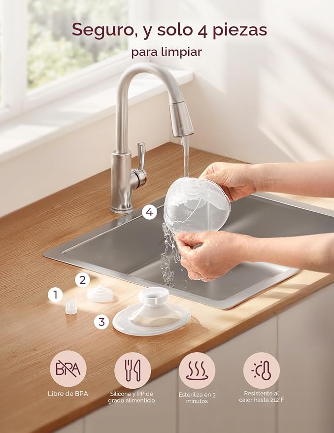 Extractor de Leche Manos Libres (M5 Smart) Doble Succión
