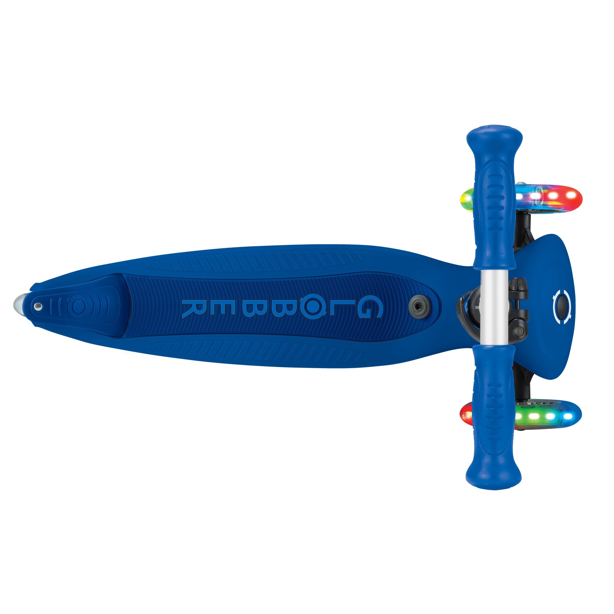 Scooter Go Up Plegable Azul Led Lights