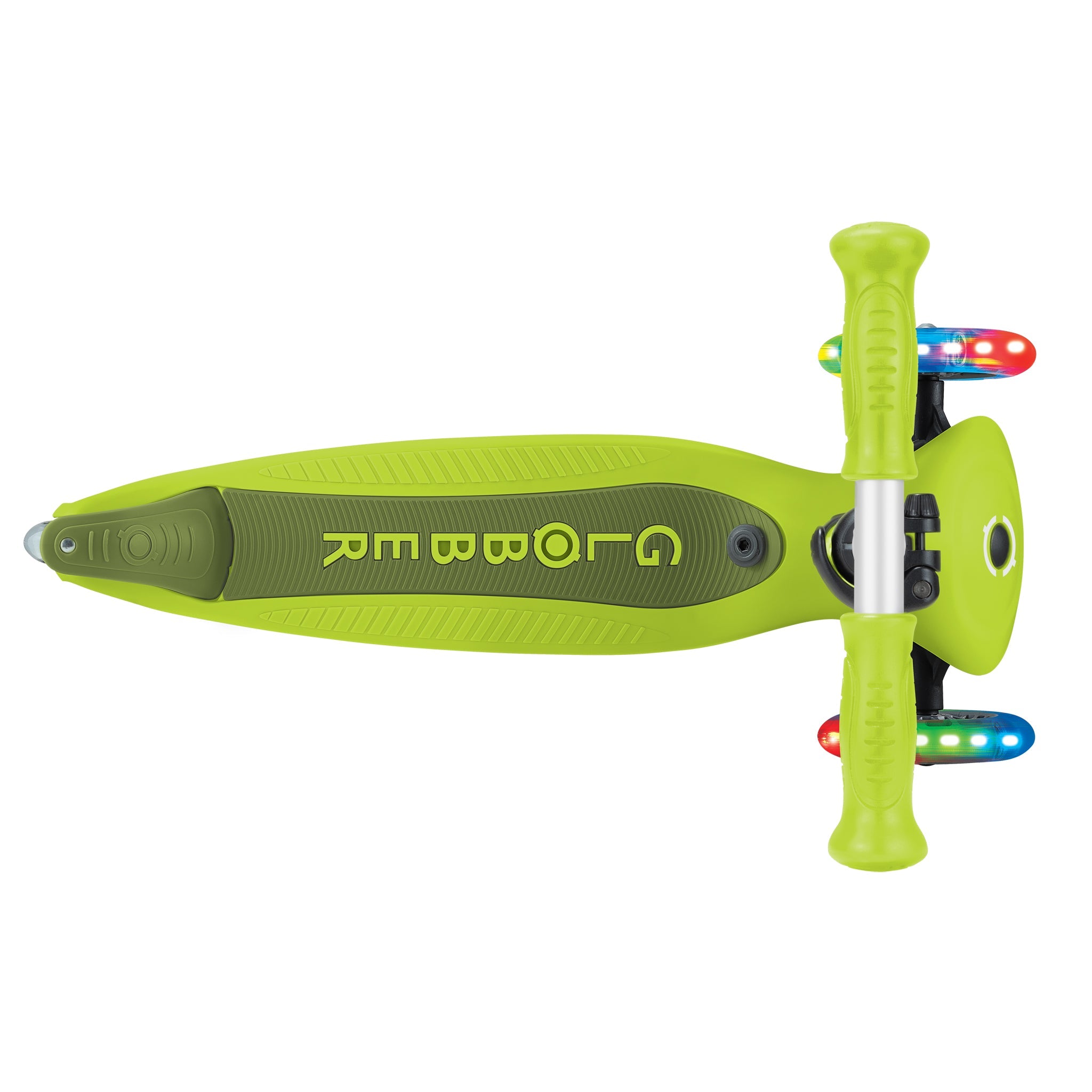 Scooter Go Up Plegable Verde Led Lights