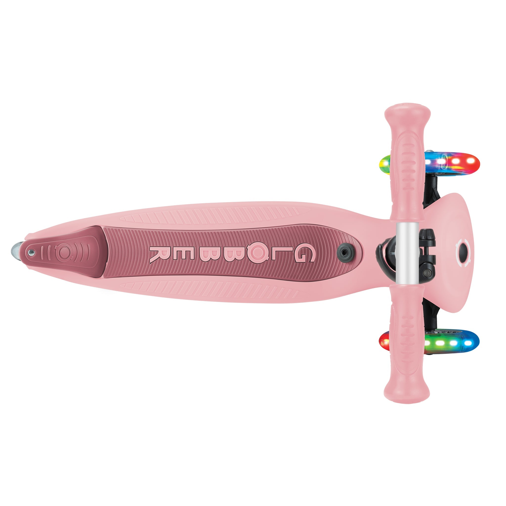 Scooter Go Up Plegable Rosado Pastel Led Lights