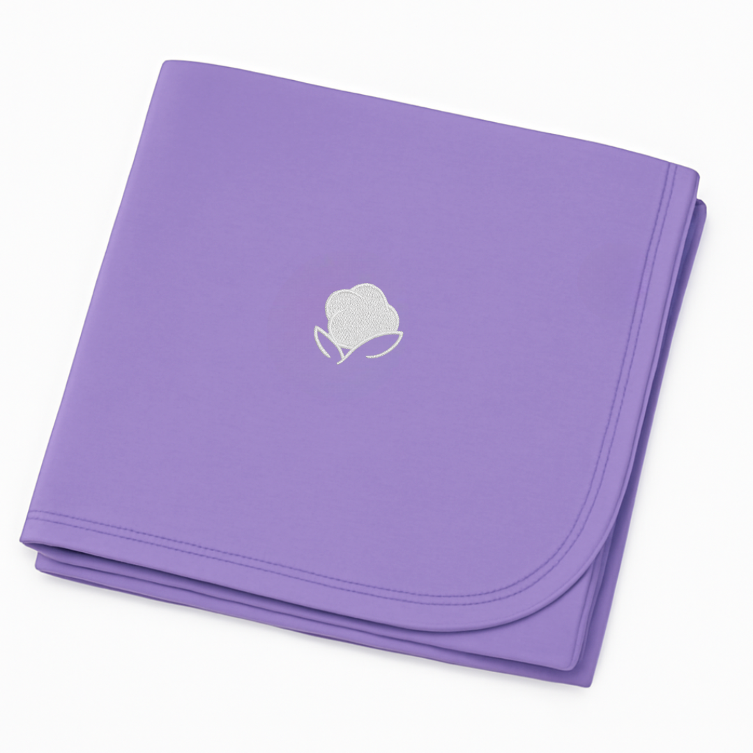 Manta Pima con Pima Morado