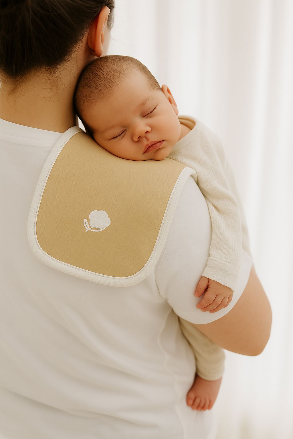 Hombrera Beige/Blanco
