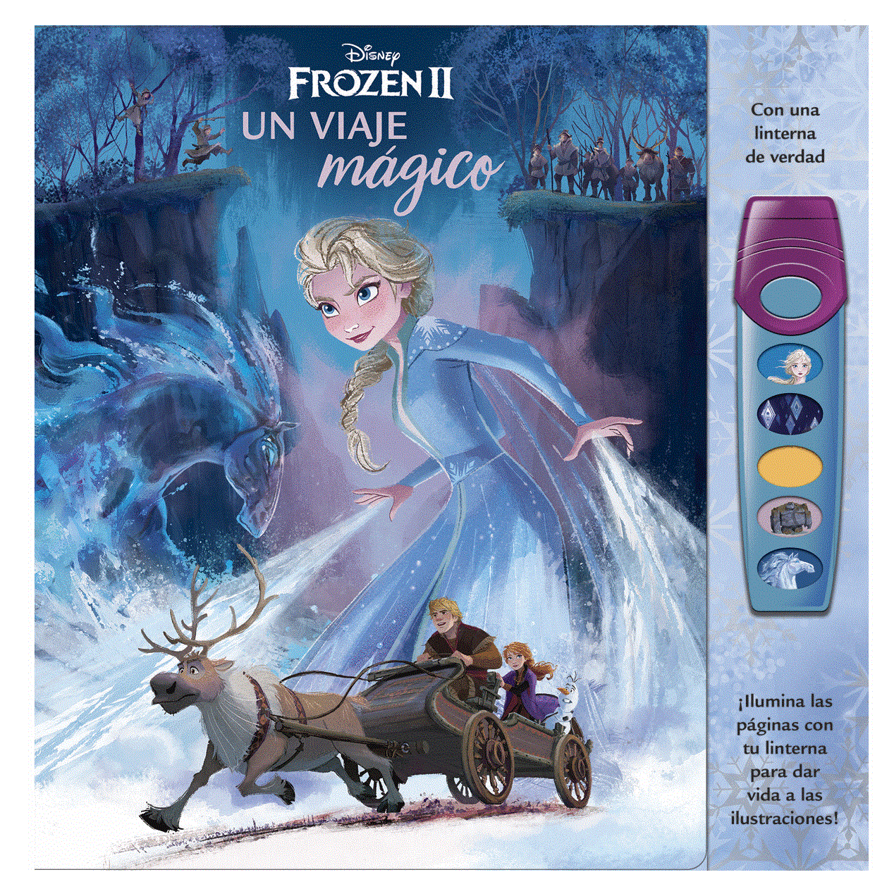 Libro Sonoro con Linterna Frozen 2: Un Viaje Mágico