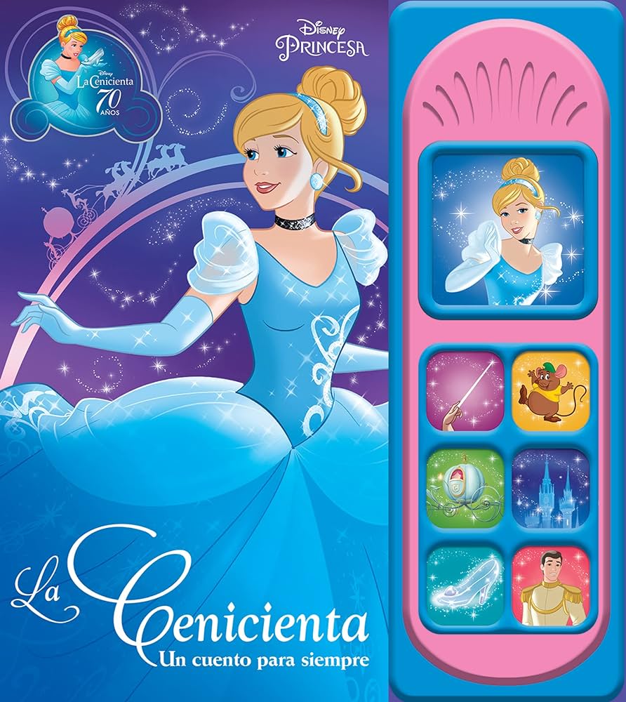 Libro Musical Disney Cinderella (7 botones)