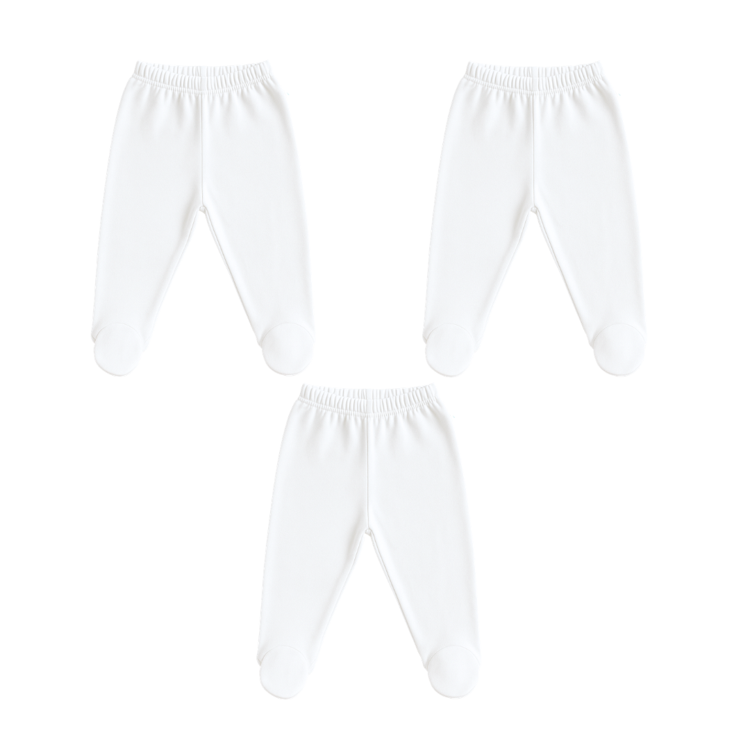 Pack 3 Pantalón - Blanco