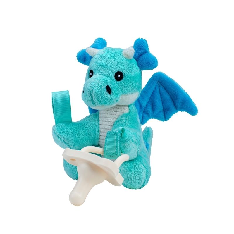 Lovey Sujetador de Chupones - Dragon Azul