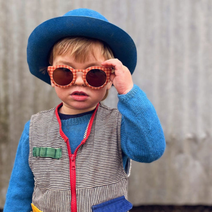 Lentes de Sol Checks Sunset Gingham - Protección UV400