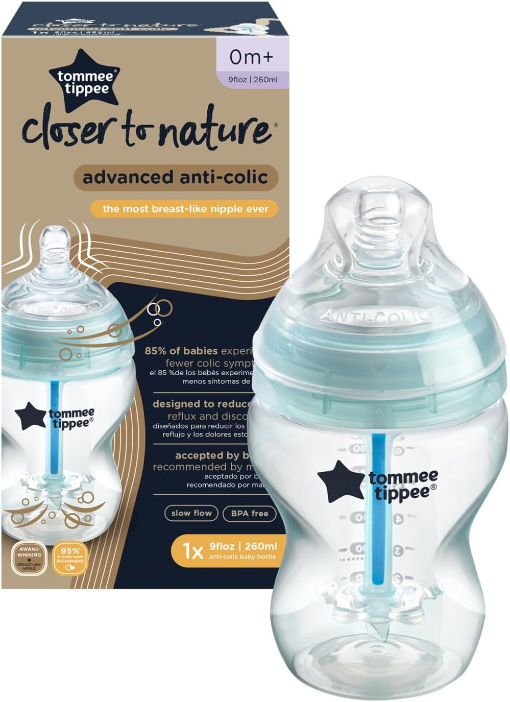 Biberón Closer to Nature Advanced 9 Oz