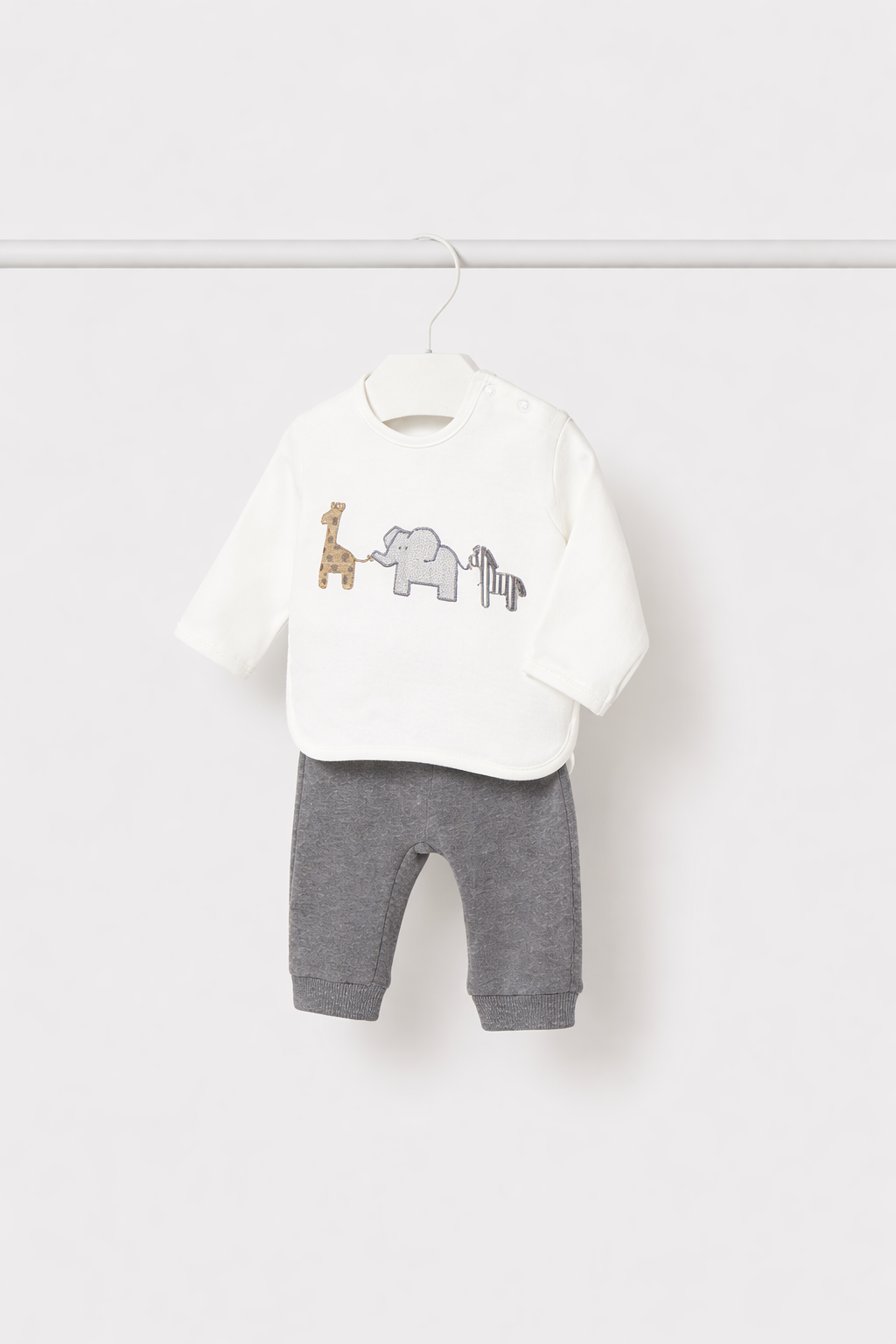 Conjunto Elefante Gris